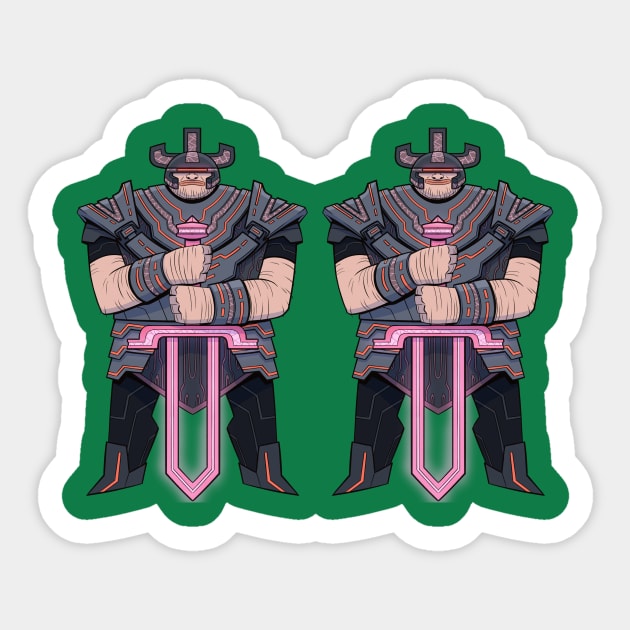 Strong soldiers Sticker by Arkel88